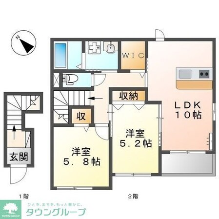 パレ・プランタンの物件間取画像